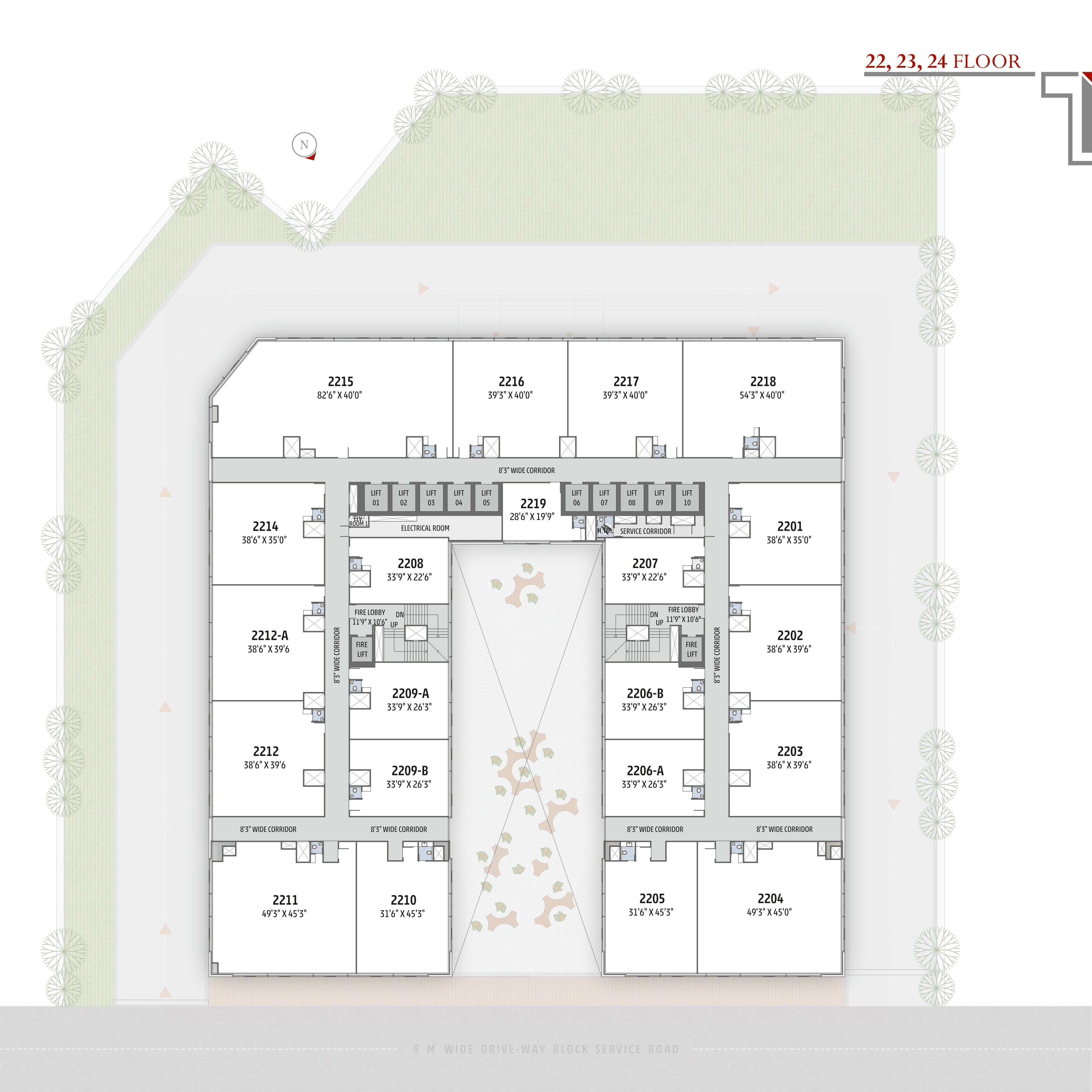 Showrooms Flats in surat 