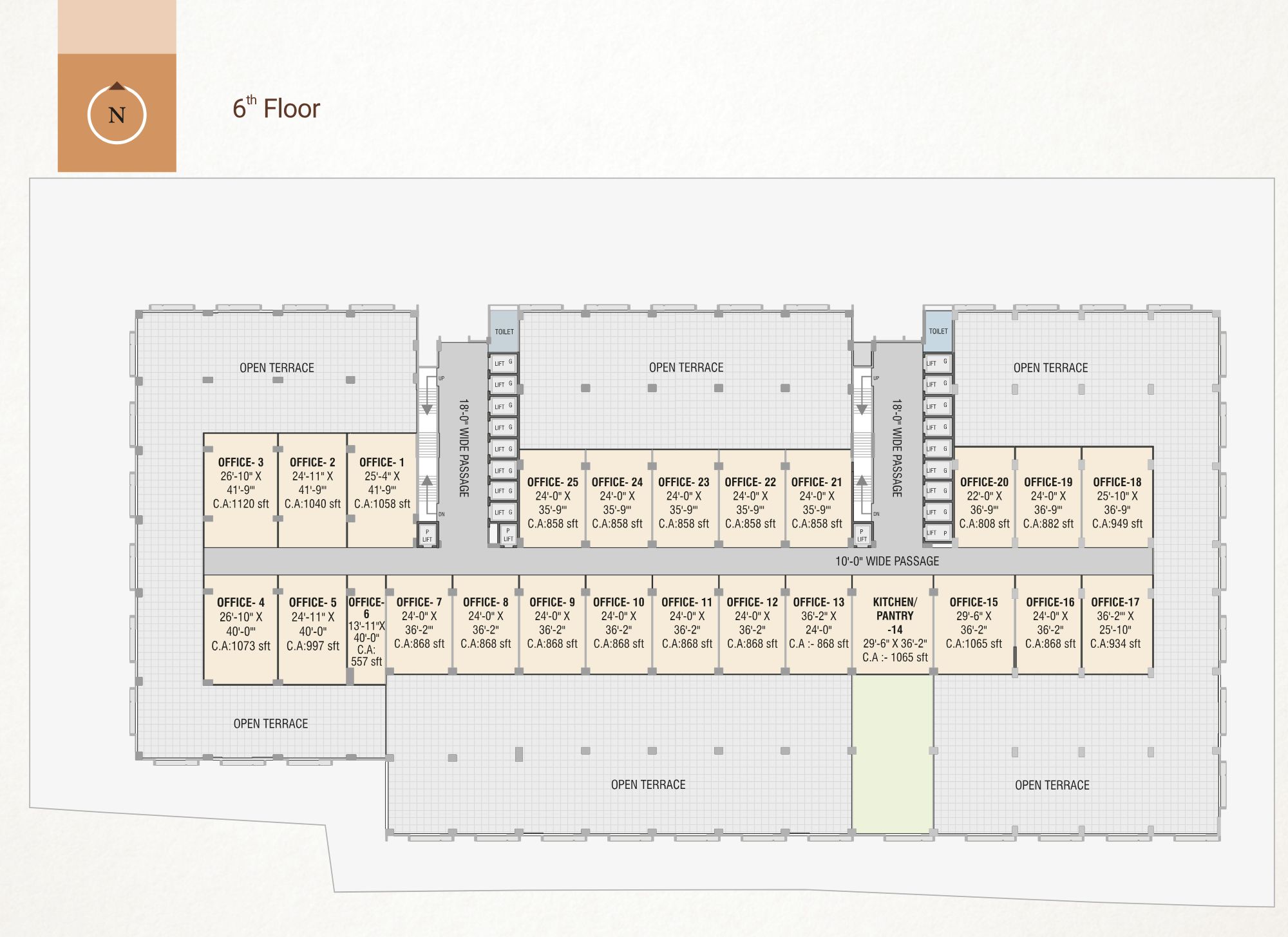 Showrooms Plan Flats for sale